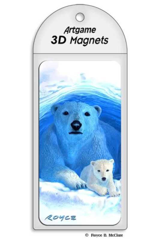 3D Magnet Eisbären